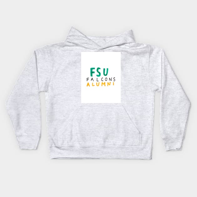 Fitchburg State University Kids Hoodie by nicolecella98
